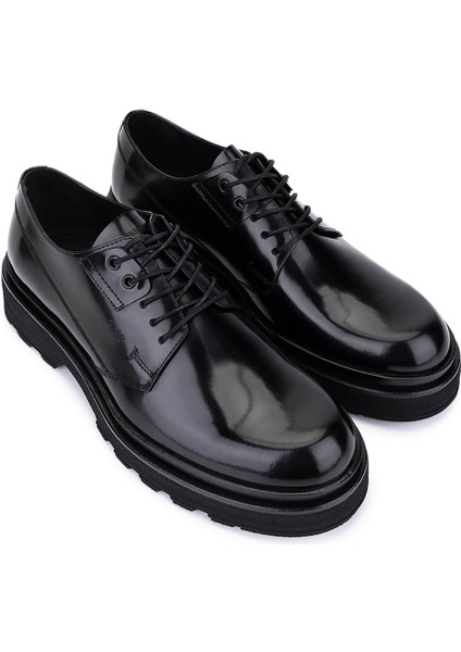 Erkek Hakiki Deri Siyah Deri Casual Ayakkabı 987 457 Erk Ayk SK25-26 Sıyah Dr fiyatları