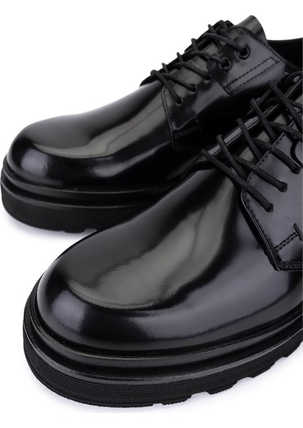 Erkek Hakiki Deri Siyah Deri Casual Ayakkabı 987 457 Erk Ayk SK25-26 Sıyah Dr modelleri