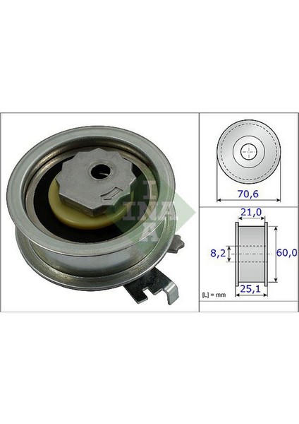Mtxdpn Eksantrik Gergi Rulmani Polo-Golf Vii-Passat-A3-Leon 1.2-1.4 Tsi 13 - Cjza-Cjzb-Cyva-Cyvb
