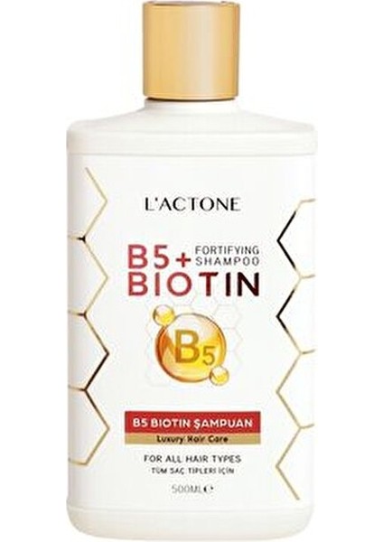 B5 Biotin Fortifying Shampoo 500 ml / Dökülme Karşıtı Besleyici Onarıcı Güçlendirici Şampuan