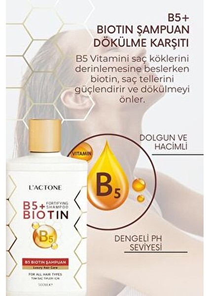 B5 Biotin Fortifying Shampoo 500 ml / Dökülme Karşıtı Besleyici Onarıcı Güçlendirici Şampuan fiyatları