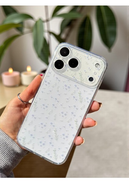 iPhone 17 Pro Uyumlu Şeffaf Çiçek Desenli Yumuşak Kamera Korumalı Silikon Kılıf fırsatları