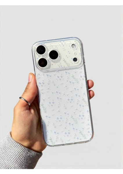 iPhone 17 Pro Uyumlu Şeffaf Çiçek Desenli Yumuşak Kamera Korumalı Silikon Kılıf indirimleri