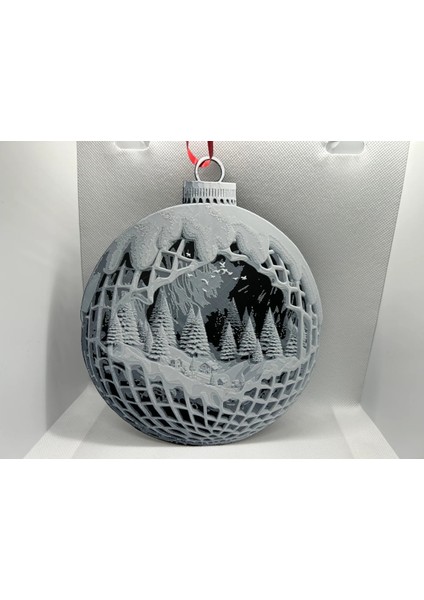 3 Boyutlu Yılbaşı Ağacı Süsü