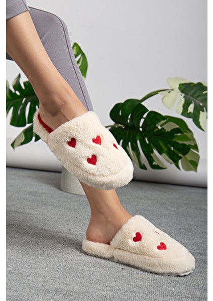 3'lü Kalp Çilek Kiraz Ayıcık Nakışlı Misafir Bohça Balkon Çeyiz Ev Terliği indirimleri