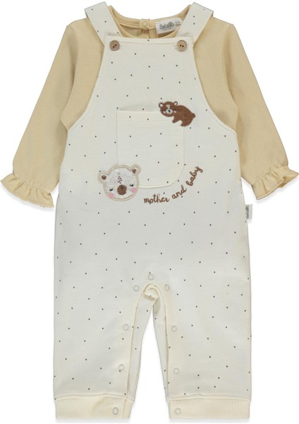 Iki Ip Salopet 2li Takım (Mother And Baby) Ekru
