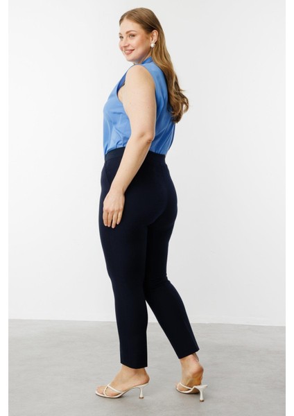 Beli Lastikli Dar Paça Büyük Beden Pantolon indirimleri