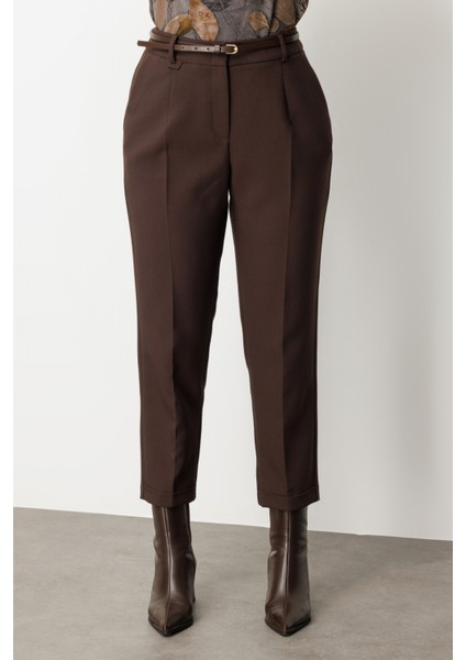 Beli Kemerli Bol Paça Pantolon modelleri