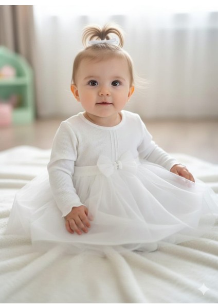 Laura Baby Kız Bebek Çocuk Fiyonklu Tül Elbise fiyatları