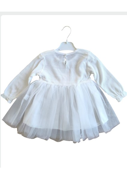 Laura Baby Kız Bebek Çocuk Fiyonklu Tül Elbise indirimleri