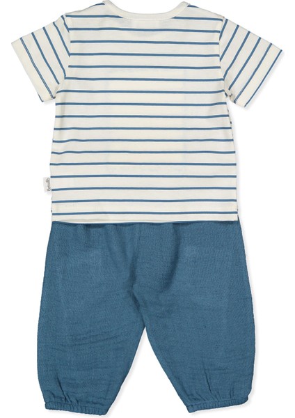 Keten Müslin T-Shırt 2li Takım (Favorıte Song) Lacivert fiyatları