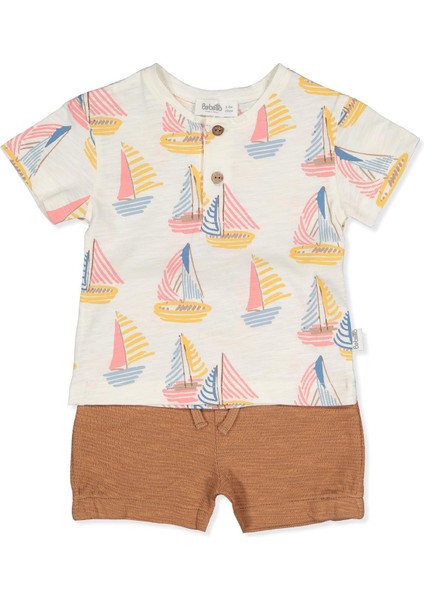 Selanik Şort 2li Takım (Sea And Sun) Kahverengi