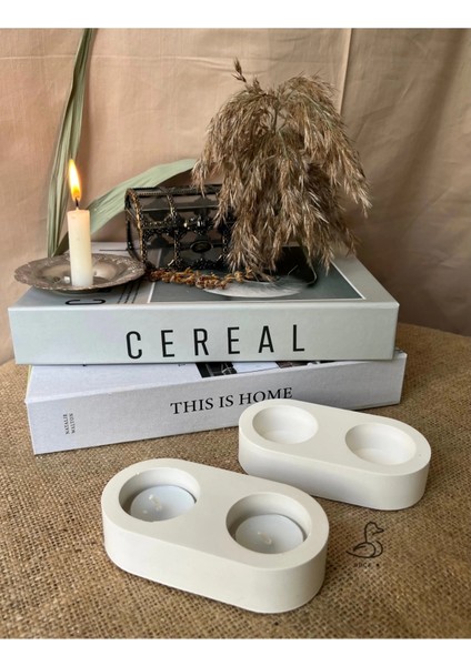 Dairesel Tealight Mumluk/şamdanlık 2’li 14-7 cm fiyatları