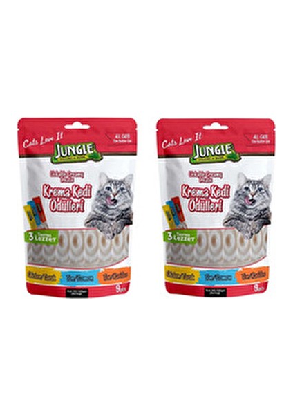 Kedi Maması Krema Kedi Ödülü 2 Adet (Paket Içi 9 Adet)