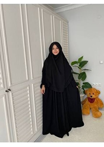 2 Katlı Gölgeli Oval Sufle Hac Umre Tesettür