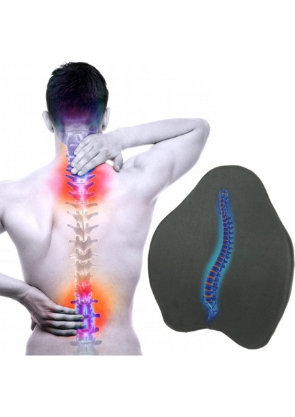 Ortopedik Bel Destekli Ofis Sandalye Yastığı, Rahat ve Konforlu Sırt Minderi