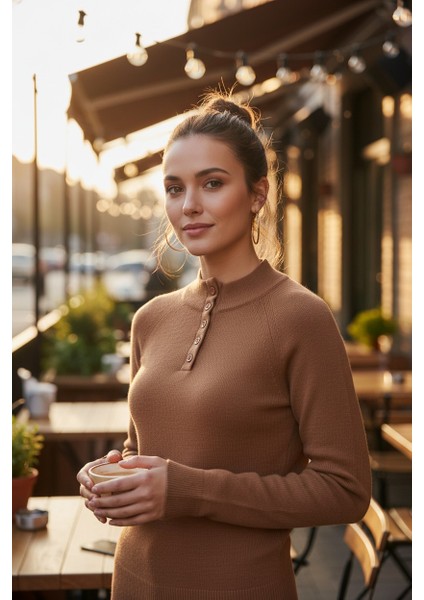 Kadın Düğmeli Triko Body fiyatları