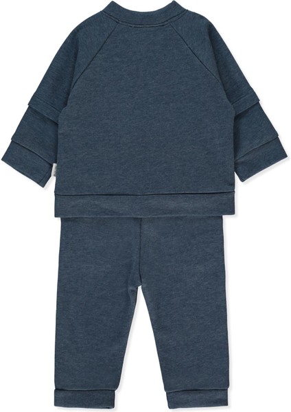 Üç Ip Kapşonlu Hırka 2li Takım (Bebetto Boy Team) Lacivert fiyatları