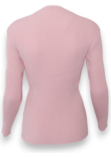 Kadın Triko Fiyonk Yaka Basic Body indirimleri