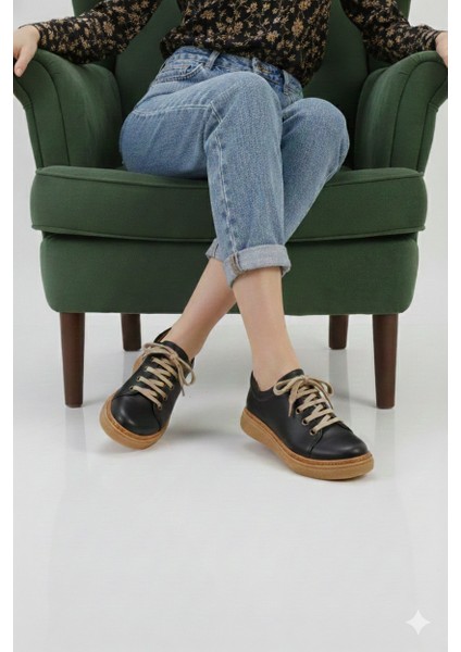 Mammimia Kadın Hakiki Deri Ortopedik Spor Tarz Günlük Ayakkabı M26/KA120 fiyatları