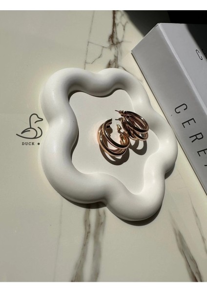 Çiçek Şeklinde Taş Tozu Dekoratif Takı Tabağı fırsatları