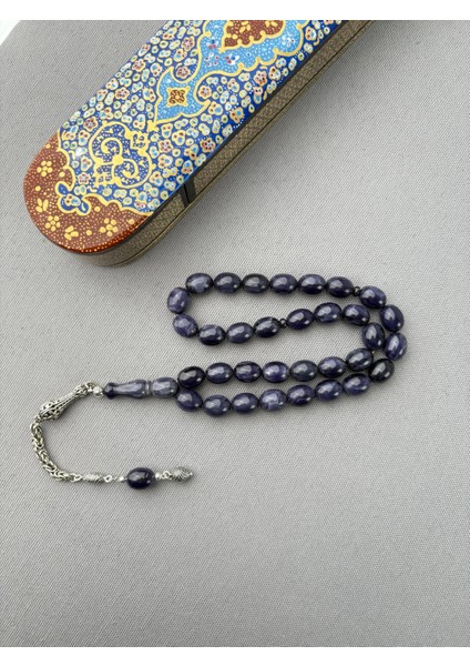 Bülbül Atölye Işçiliği Gümüş Püsküllü Alman Sıkma Kehribarı Tespih fiyatları