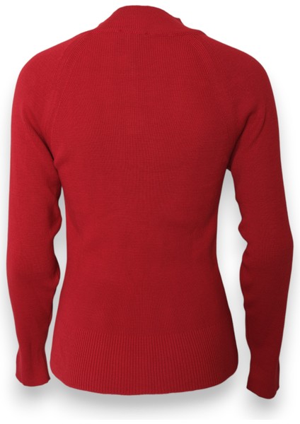 Kadın Düğmeli Triko Body