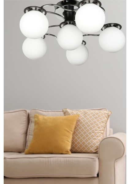 Stelo 6.lı Avize Krom Kaplama