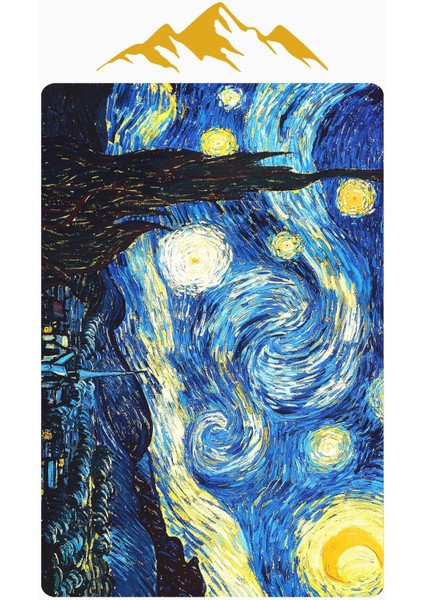 Yıldızlı Gece Dijital Baskı Kaymaz Taban Halı H0295 modelleri