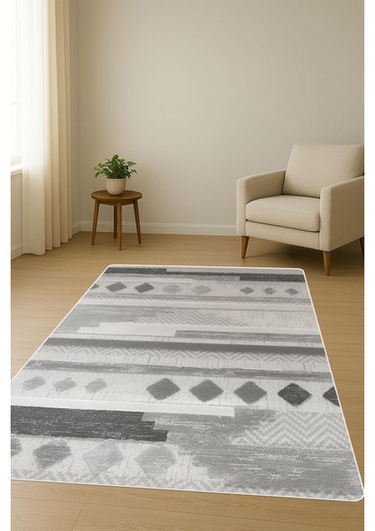 Modern Desenli Dijital Baskı Kaymaz Taban Halı H1115 fiyatları