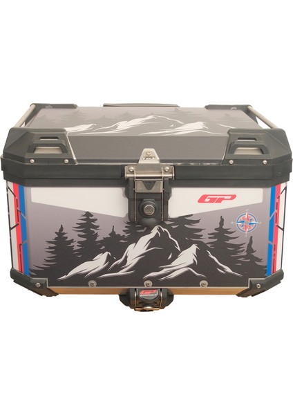 DSN06 45 Lt Alüminyum Motosiklet çanta Uyumlu Sticker modelleri