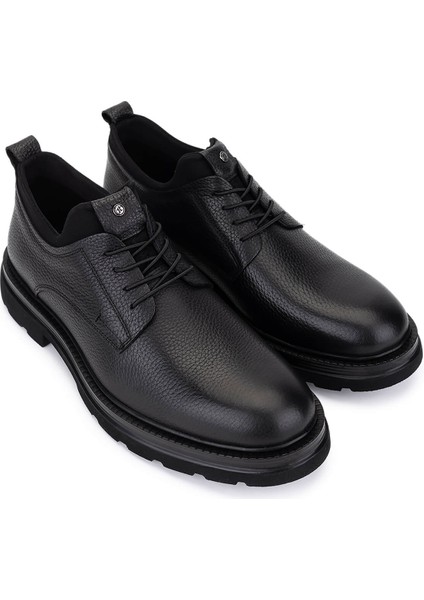 Erkek Hakiki Deri Siyah Floter Casual Ayakkabı 998 8115 Erk Ayk SK25-26 Sıyah Fltr fiyatları
