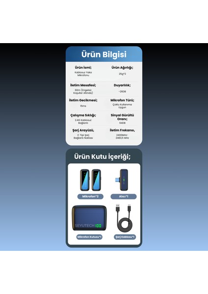 Kablosuz Yaka Mikrofonu Wireless Şarj Kutulu Canlı Yayın Ios ve Android Uyumlu Yaka Mikrofonu indirimleri