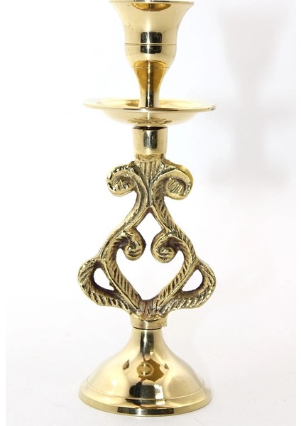 Tekli Pirinç Şamdan 4744