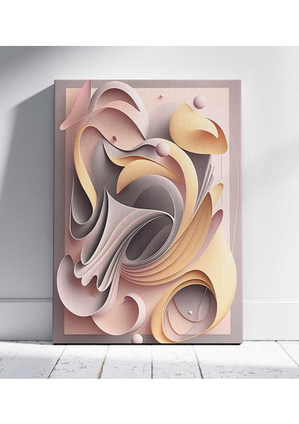 Pastel Dalgalanma Sanatı Salon Oturma Odası Kanvas Tablo Duvar Resim
