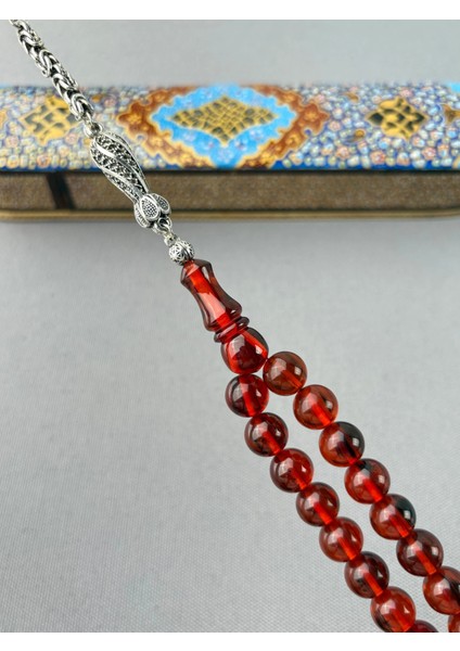 Bülbül Atölye Işçiliği Sıkma Kehribar Tespih fiyatları