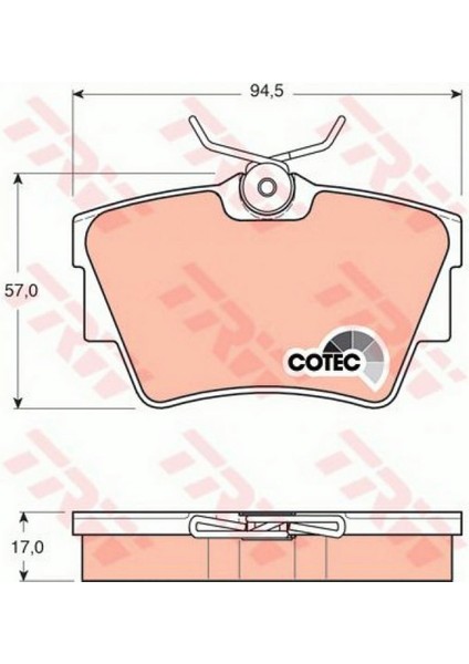 Mtxdpn Fren Balatasi Arka Renault Trafic Ii 1.9 Dci 01-, 2.0 Dci 06-, 2.0 16V 06-, Opel Vivaro A Combi 1.9 Dti 01-, 1.9 Di 01-, 2.0 16V 01-