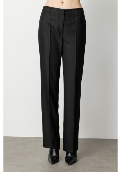 Çizgili Bol Paça Pantolon fırsatları