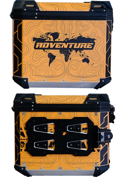 DSN03 Universal 40 Lt x 2 Desenli Alüminyum Motosiklet Yan Çanta Seti fiyatları