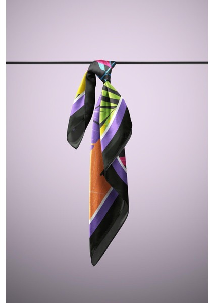 C78 Kadın Mavi Yaprak Desenli 50X50 Bandana Hyl DG01692-22 fırsatları