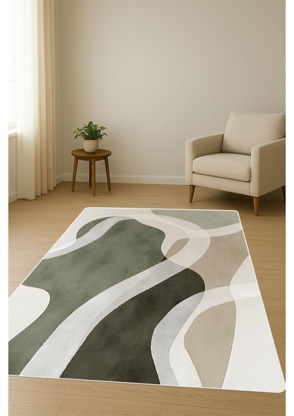 Modern Desenli Dijital Baskı Kaymaz Taban Halı H0222 fiyatları