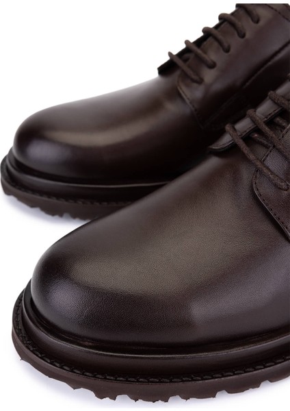Erkek Hakiki Deri Kahverengi Casual Ayakkabı 1068 5101 Erk Ayk SK25-26 Kahve Dr modelleri