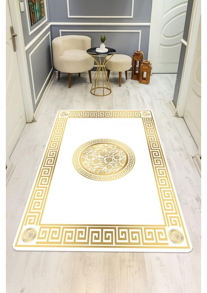 Modern Desenli Dijital Baskı Kaymaz Taban Halı H0866 fiyatları