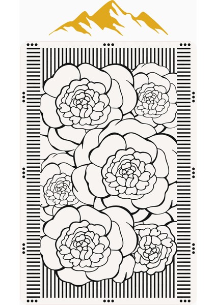 Modern Desenli Dijital Baskı Kaymaz Taban Halı H1103 modelleri