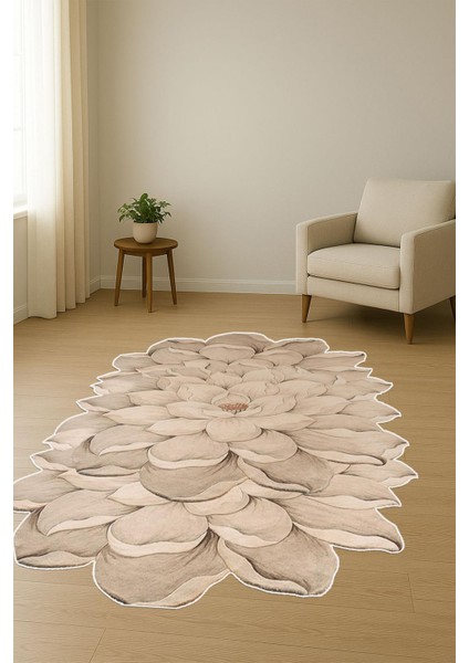 Modern Lazer Kesim Dijital Baskı Kaymaz Taban Halı H0426 fiyatları