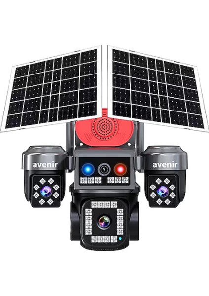 4 Kameralı 4g Solar Kamera