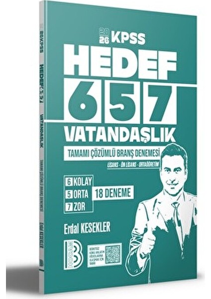 2026 Kpss Hedef 657 Vatandaşlık Tamamı Çözümlü Branş Denemesi fiyatları