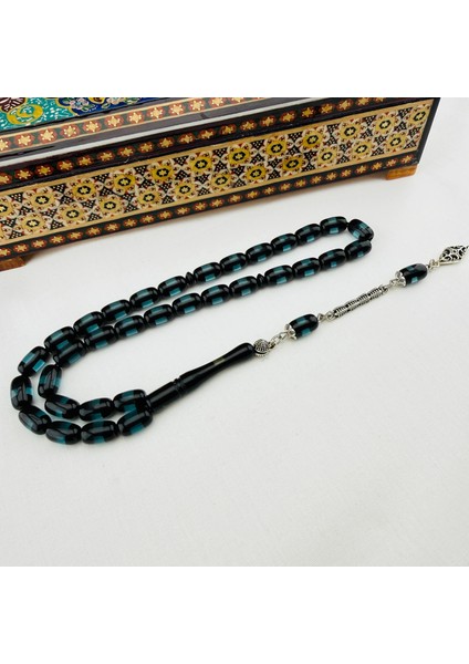 Sürmeli Kehribar Özel Renk Özel Püskül Tasarımlı Tesbih modelleri