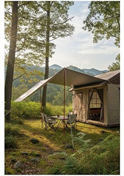 10-12 Kişilik Oxford Kumaş Şişme Çadır | 350X350X250CM | Su Geçirmez PU3000+MM indirimleri