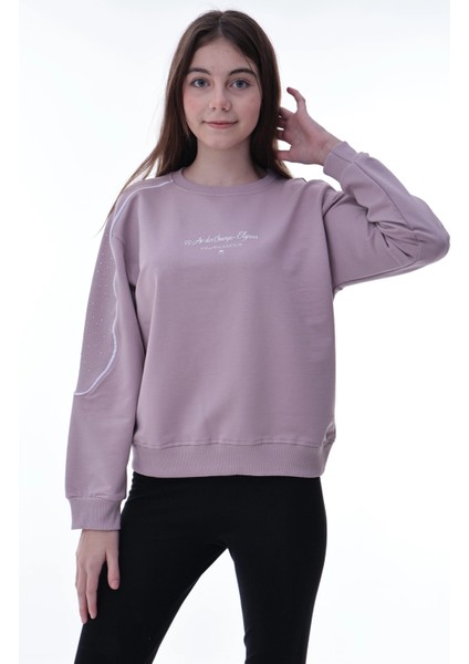 Kolu Biyeli Baskılı Kız Çocuk Sweat 2012 fırsatları